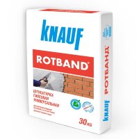 Штукатурка гипсовая Кнауф РОТБАНД 30кг (40м/под), шт Штукатурка гипсовая Кнауф РОТБАНД 30кг (40м/под), шт