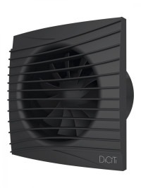 Вентилятор D100 SILENT 4C Matt black с обр. клапаном, шт Вентилятор D100 SILENT 4C Matt black с обр. клапаном, шт