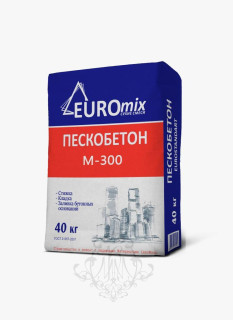 Смесь М300 40кг EUROMIX (49шт/под), шт Смесь М300 40кг EUROMIX (49шт/под), шт